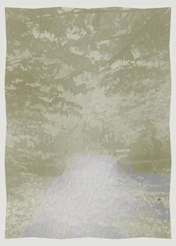 Vintage Forest Pathway Landscape Vector Background Stock Illustration