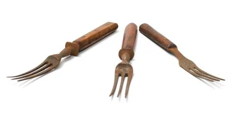 Vintage fork. Stock Photos