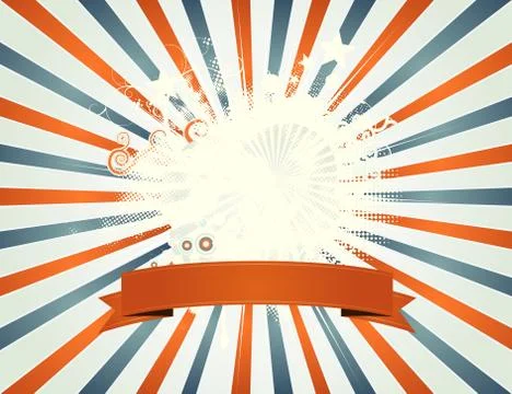 Vintage fourth of july patchwork 스톡 일러스트