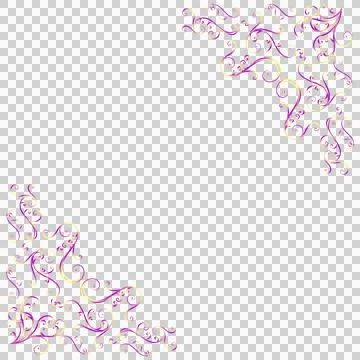 Vintage frame background for text decoration in vector in gold and violet Stock Illustration