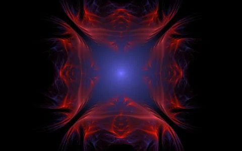 Vintage frame on a black background Stock Illustration