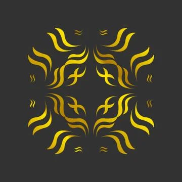 Vintage frame border Stock Illustration