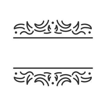 Vintage frame decoration Stock Illustration