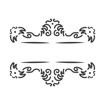 Vintage frame decoration Stock Illustration