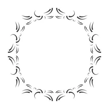 Vintage frame decoration Stock Illustration