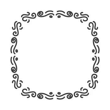 Vintage frame decoration Stock Illustration