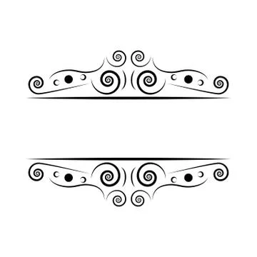 Vintage frame decoration Stock Illustration