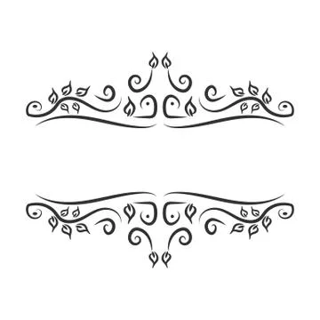 Vintage frame decoration Stock Illustration
