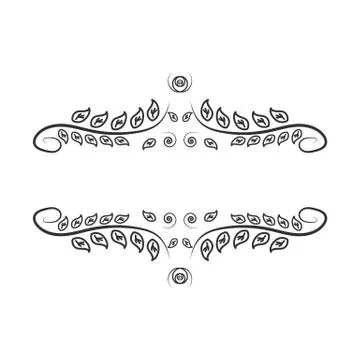 Vintage frame decoration Stock Illustration
