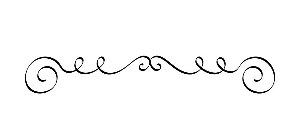 Vintage frame element. Traditional pattern and ornament. Retro swirl and Stock Illustration