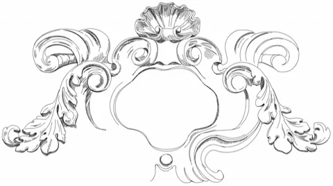 Vintage frame Stock Footage 10762807