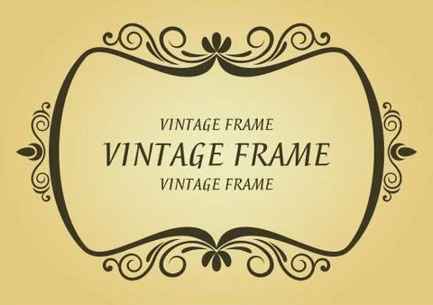 Vintage frame 스톡 일러스트