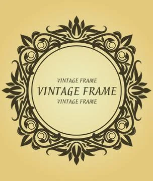 Vintage frame Stock Illustration