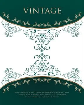 Vintage frame Stock Illustration