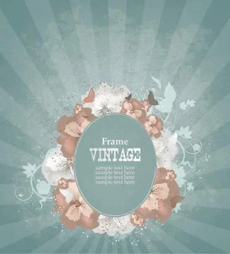 Vintage frame Stock Illustration