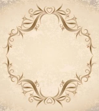 Vintage frame. Stock Illustration