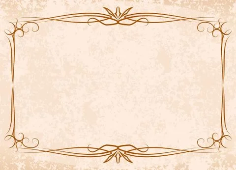 Vintage frame Stock Illustration