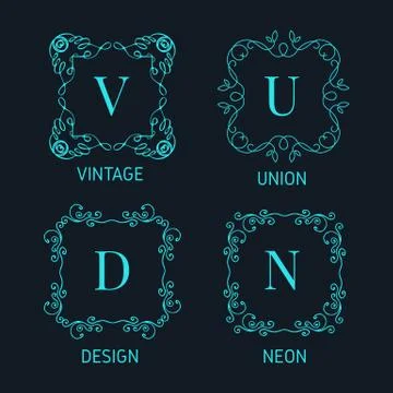 Vintage frame Stock Illustration