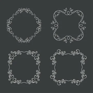 Vintage frame Stock Illustration