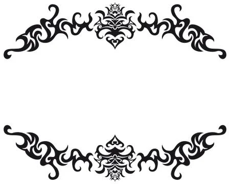 Vintage frame 库存插图