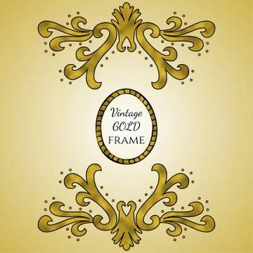 Vintage frame Stock Illustration