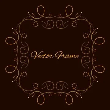 Vintage frame Stock Illustration