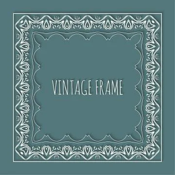 Vintage frame Stock Illustration