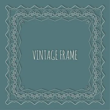 Vintage frame Stock Illustration