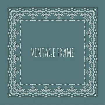 Vintage frame Stockillustratie