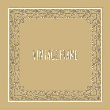 Vintage frame Illustration