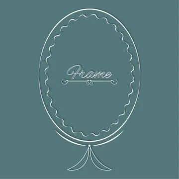 Vintage frame Stockillustratie