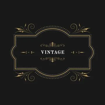 Vintage frame Stock Illustration