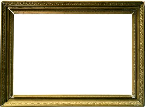 Vintage frame isolated Stock Photos
