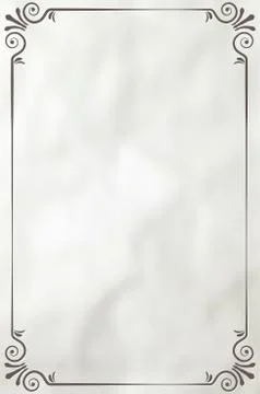 Vintage frame on paper background Stock Illustration