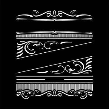 Vintage frame. Retro style frame template. Stock Illustration