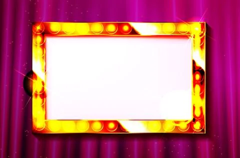 Vintage frame with retro style Stock Illustration