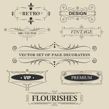 Vintage frame with text Stock Illustration