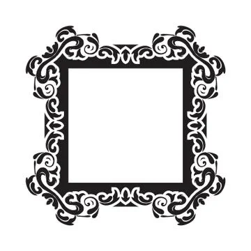Vintage frame vector Illustrazione stock