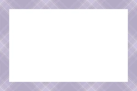 Vintage frame vector. Scottish border pattern retro style. Tartan plaid ornam Illustrazione stock