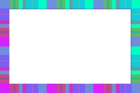 Vintage frame vector. Scottish border pattern retro style. Tartan plaid ornam 스톡 일러스트