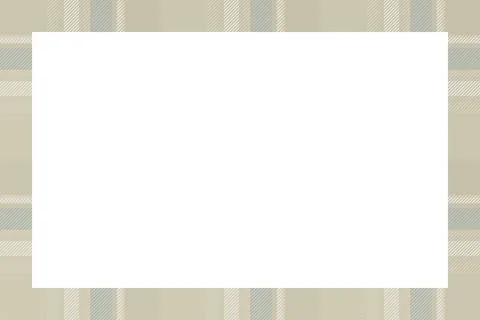 Vintage frame vector. Scottish border pattern retro style. Tartan plaid ornam Stock Illustration