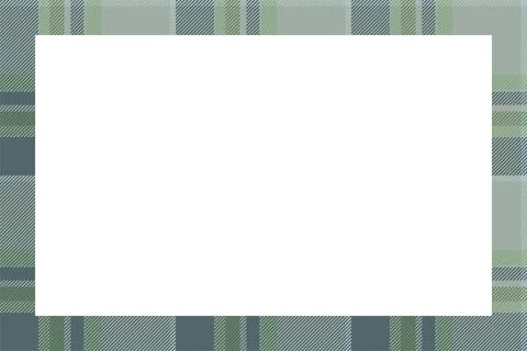 Vintage frame vector. Scottish border pattern retro style. Tartan plaid ornam 스톡 일러스트