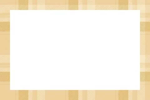 Vintage frame vector. Scottish border pattern retro style. Tartan plaid ornam Illustrazione stock