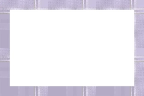 Vintage frame vector. Scottish border pattern retro style. Tartan plaid ornam Illustrazione stock