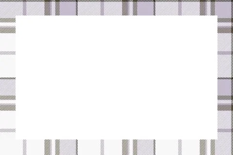 Vintage frame vector. Scottish border pattern retro style. Tartan plaid ornam 스톡 일러스트