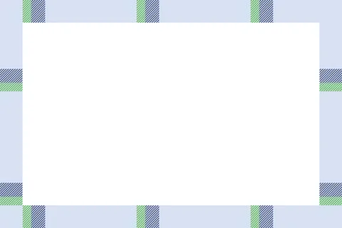 Vintage frame vector. Scottish border pattern retro style. Tartan plaid ornam 스톡 일러스트