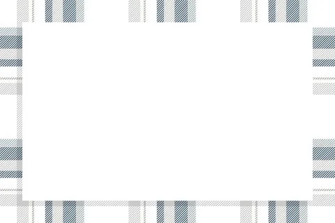 Vintage frame vector. Scottish border pattern retro style. Tartan plaid ornam Illustrazione stock