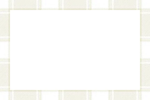 Vintage frame vector. Scottish border pattern retro style. Tartan plaid ornam イラスト素材