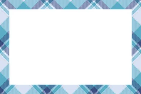 Vintage frame vector. Scottish border pattern retro style. Tartan plaid ornam 스톡 일러스트