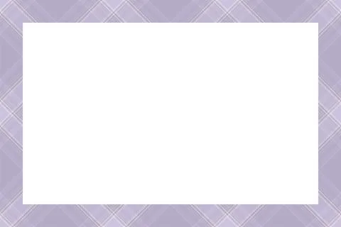 Vintage frame vector. Scottish border pattern retro style. Tartan plaid ornam Illustrazione stock